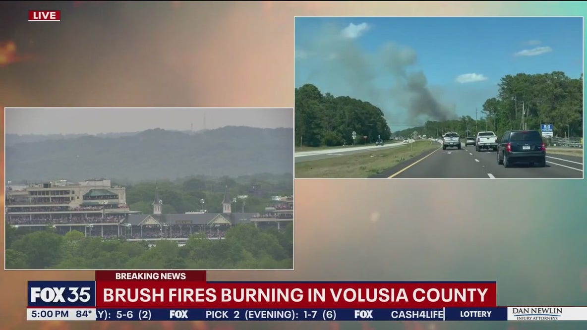 Wildfires break out across Volusia County as drought continues